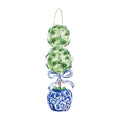 Mud Pie Topiary Door Hanger; 32" x 10 1/2"
