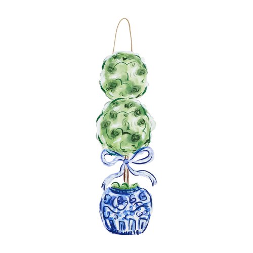 Mud Pie Topiary Door Hanger; 32" x 10 1/2"