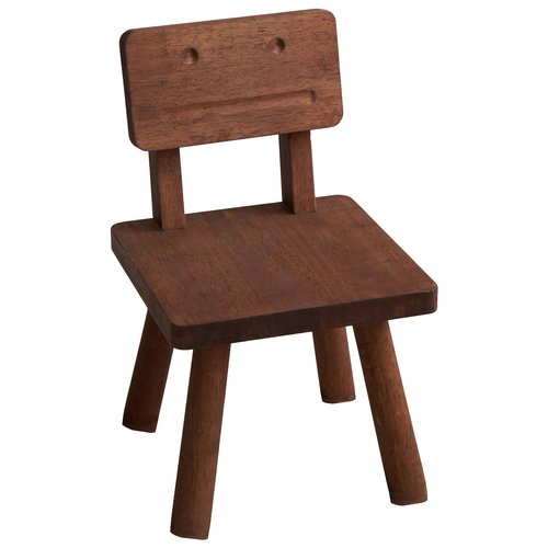 DoFanXinYe Wooden Toddler Chairs for Table Kids Chair 1-3 Years, Desk Chair for Toddlers, Sturdy and Stable Kid Furniture, Natural Wood, Safe & Durable, Perfect for Home/Playroom/Classroom（Walnut）