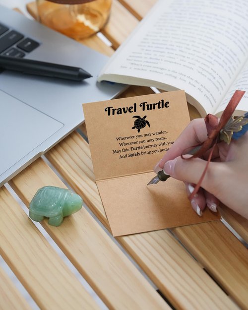 MANVEN Travel, Travel Gifts for Women, Travel Essentials Accessories Jewelry Stuff for Women Men, Jewelry Gifts for People Who Travel A Lot Travelers Turtle