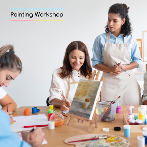 MEEDEN Tabletop Easel Stand - 16" x 12" Pine Wood Mini Display for Painting & Signage - Black