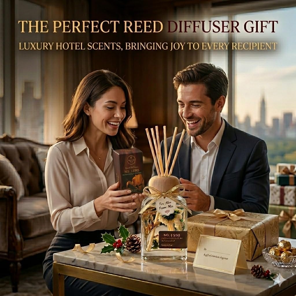 Ritz Carlton | Luxury Hotel Scent Reed Diffuser 100ml | Long-Lasting Room Freshener Gift Set