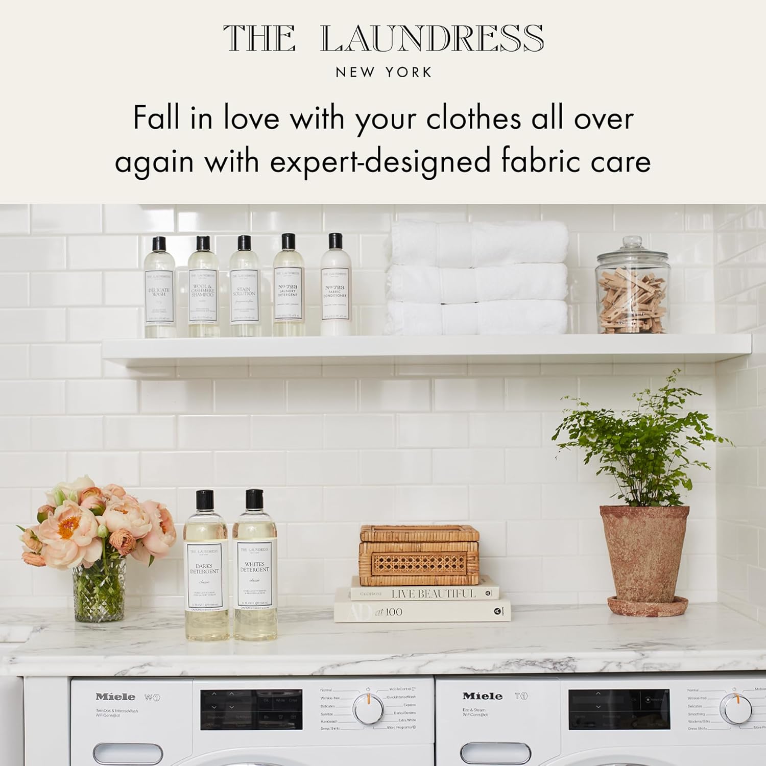 The Laundress Wool & Cashmere Shampoo - Concentrated Liquid Detergent for Delicate Fabrics | 31 Loads, Cedar Scent