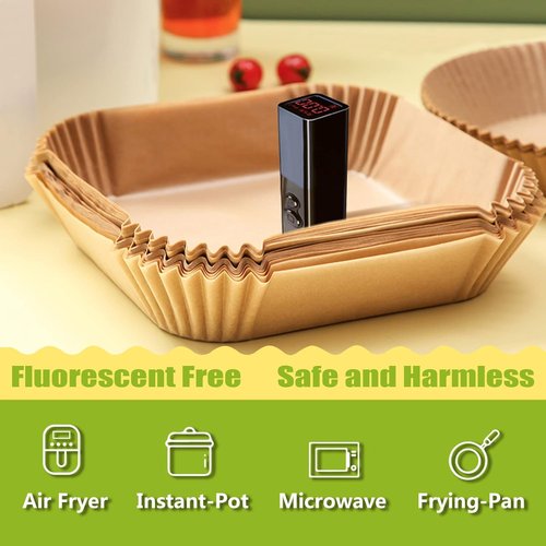 Air Fryer Liners 10 Inch - Non-Stick Disposable Parchment Paper for Baking & Roasting | 150PCS