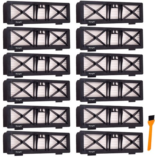 Replacement Neato Botvac D Series Ultra-Performance Filters, 12 Packs Filter Parts Fit Neato D3 D5 70e, 75, 80, D80 85,D70 Vacuum Cleaner