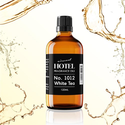 AirScent Hotel Diffuser Oil No. 1012 | Premium White Tea Fragrance for Ultrasonic Diffusers - 10 mL Glass Bottle