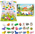 Christmas Advent Calendar 2025 for Kids - 24-Day Countdown with 3D Printed Animals & STEM Toys