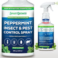 Smart Grower Peppermint Oil Insect & Pest Control Spray - Maximum Strength 16 FL OZ | Repels Mice, Spiders, Ants