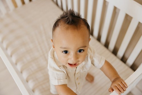 Copper Pearl Premium Knit Baby Crib Sheets for Boys and Girls Breathable and Soft, Fitted Crib Sheets for Standard Baby Mattresses, Clay