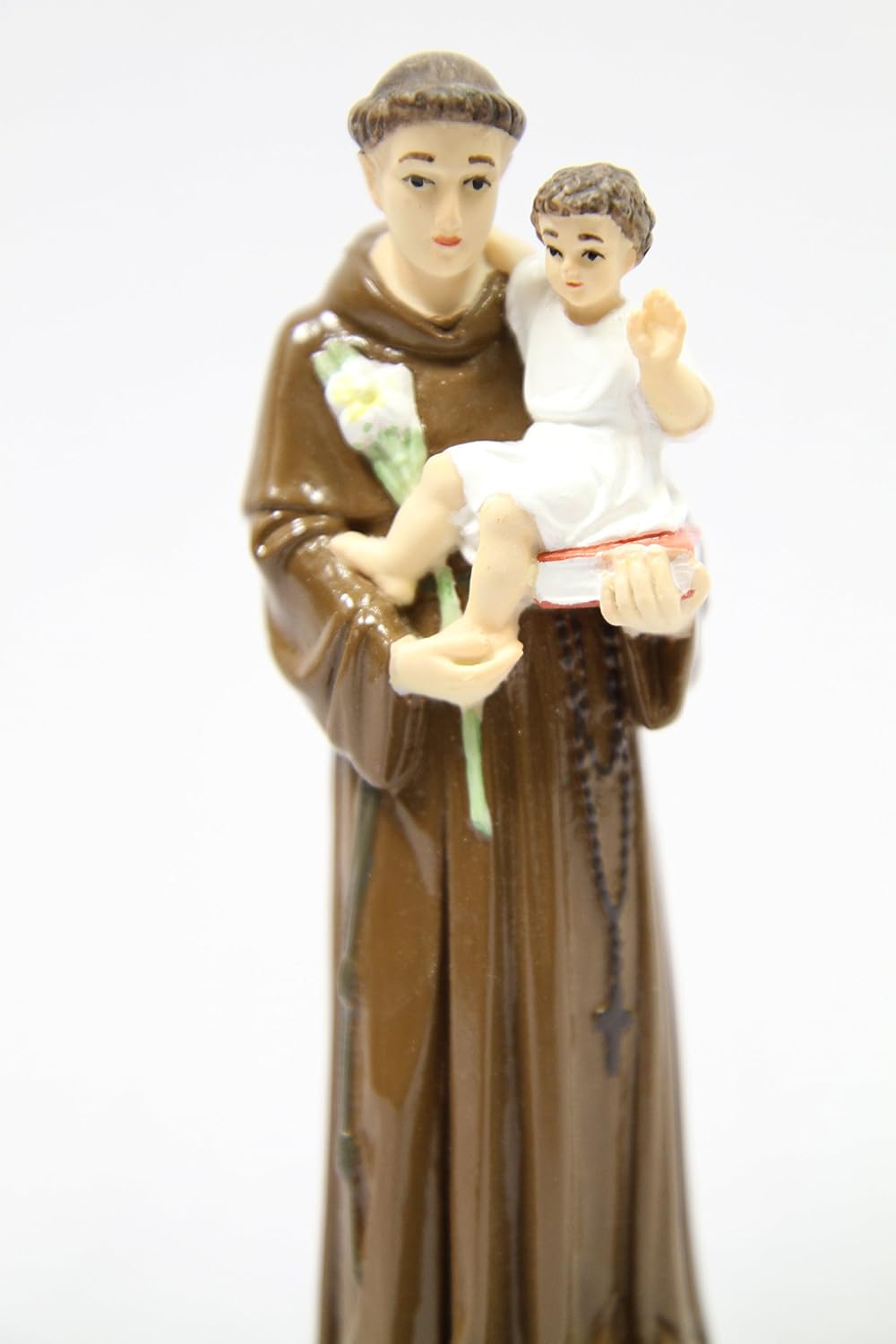 Vittoria Collection | 6" Saint Anthony of Padua Statue - Made in Italy, Doctor of the Church