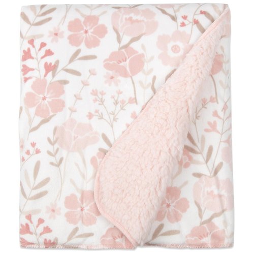 Baby Essentials Sherpa Fleece Baby Blanket 35x30 – Super Soft, Warm Reversible Baby Blankets for Newborns, Infants, Toddlers, and Nursery