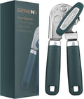 Beneno Manual Can Opener - Heavy Duty Carbon Steel Blade with Magnet & Soft Grip Handle | Green