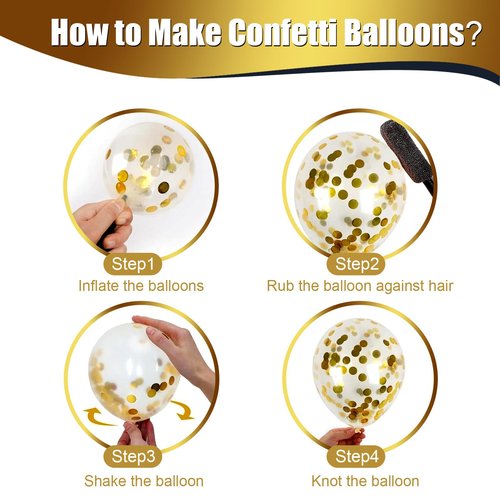 50th Happy Birthday Balloons Black and Gold, 60Pcs Pack 12inch Vintage Tasteful Latex Balloon Birthday Party Deocorations Supplies for 50 Year Old Him Her Men Women