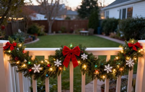 3FT Real Touch Norfolk Pine Garland, Artificial Realistic Cedar Christmas Garland for Mantle Fireplace, Soft Bendable Winter Garland for Wall Table Railing Christmas Decorations