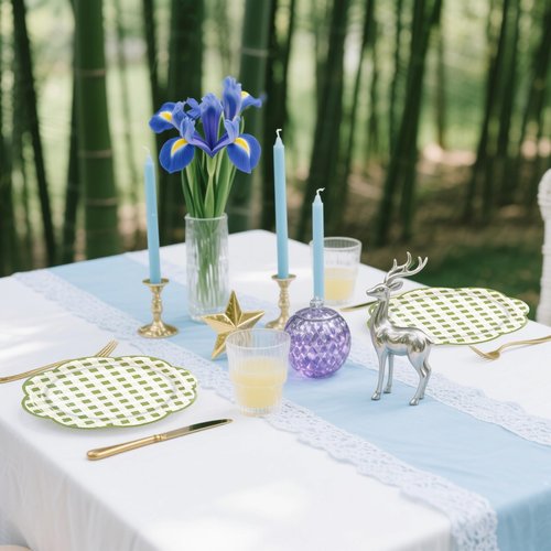 50Pcs Sage Green Gingham Paper Plates 7Inch, Green and White Scalloped Plates Disposable Cake Dessert Dinner Plate for Baby Shower Wedding Birthday Party Decorative Supplies (7 Inch)