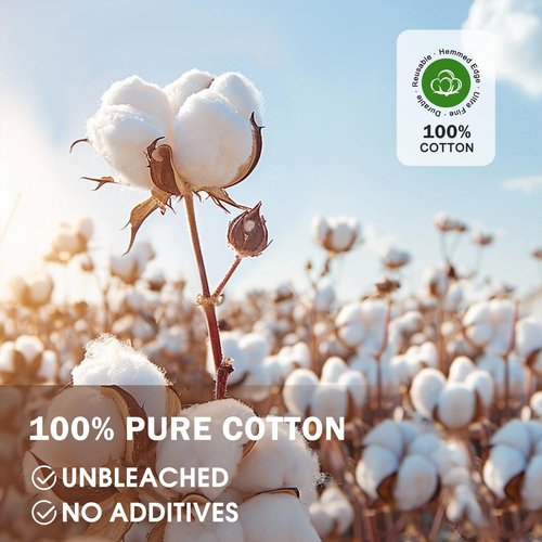 10 PCS Unbleached Cotton Cheesecloth by [Brand Name] - 20x20 Inch Reusable Straining Cloths for Baking & Cheese Making