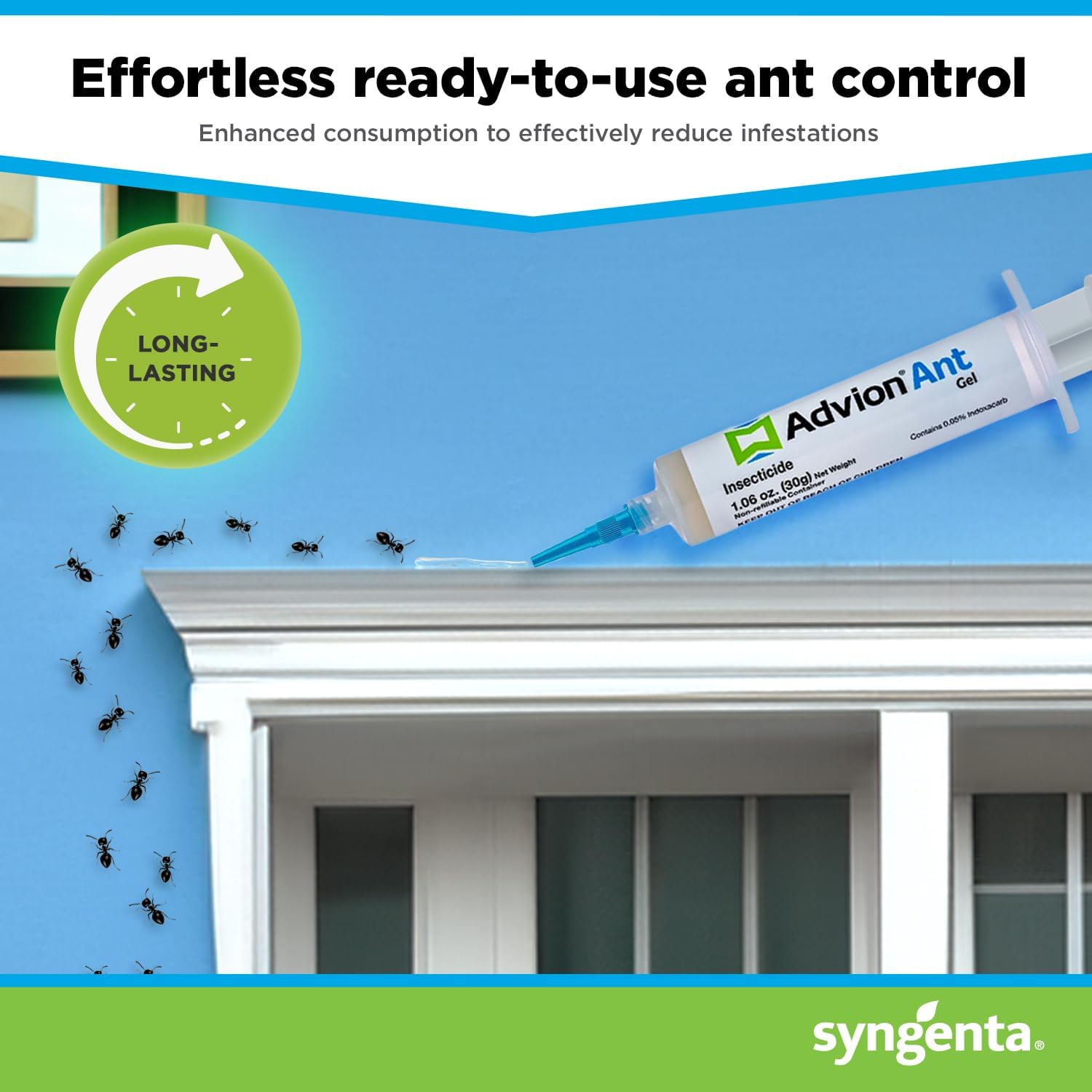 Syngenta Advion Ant Gel - Effective Ant Bait | 4 Tubes, 30 Grams Each for Maximum Control