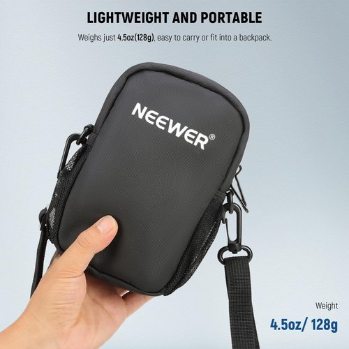 NEEWER Camera Sling Bag, Water Resistant Lightweight Compact Travel Case Crossbody for Photographers, Compatible with DJI Osmo Pocket 3 DSLR Mirrorless Small Photography Accessories, PB13