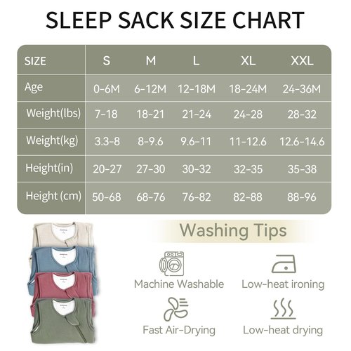 BubblePanda Rayon Made from Bamboo Sleep Sack 6-12 Months Supersoft Toddler Sleep Sack 1.0 Tog Breathable Baby Wearable Blanket with 2-Way Zipper Unisex Sleeping Bag for Babies