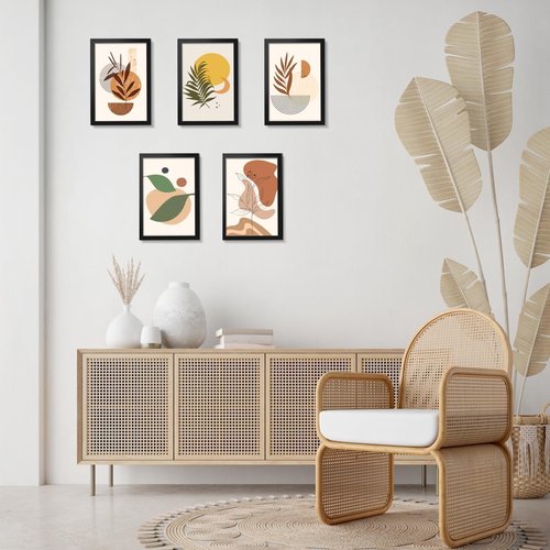 LaVie Home 7x10 Picture Frame - Classic Black Wall Display Frame with HD Plexiglas | Vertical & Horizontal Use
