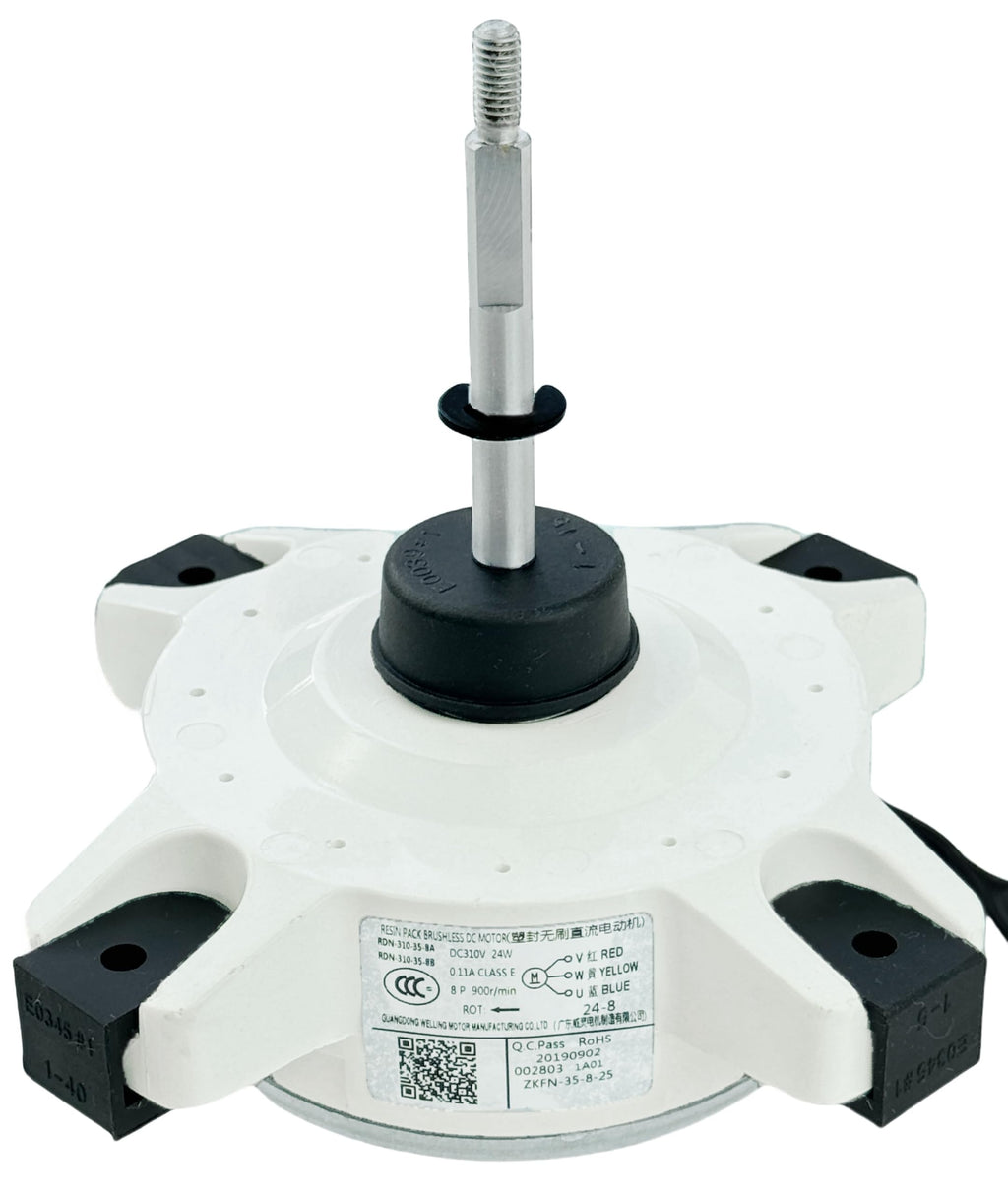 RDN-310-35-8A/B Air Conditioner Fan Motor Brushless DC Motor DC310V 24W 0.11A 900r/min Compatible for AUX Air Conditioner，External Fan Motor Replacement