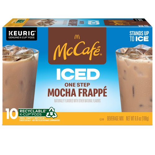 McCafe ICED One Step Mocha Frappe, Keurig Single Serve K-Cup Pods, 60 Count (6 Packs of 10)