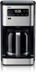 Braun PureFlavor 14-Cup Coffee Maker - Fast Brew, Touch Display, Bold Brew & Brew-Over-Ice Modes