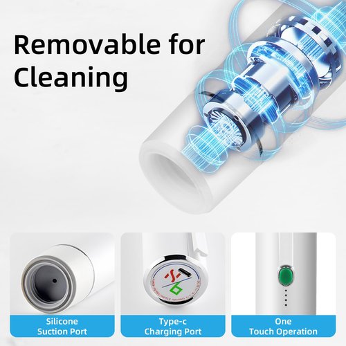 Vixino Vacuum Sealer, vacuum sealer for food, handheld vacuum sealer(Vacuum Sealers+ 20 reusable vacuum seal bags)