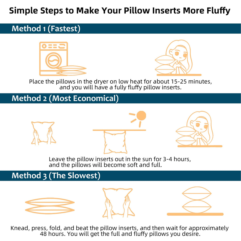 OTPIPCS 20 x 20 Pillow Inserts Set of 4 - Premium Soft and Fluffy 20 Inch Large Sofa Decorative White Square Throw Pillow Inserts Stuffing for Living Room Couch and Bedroom Interior Cushions