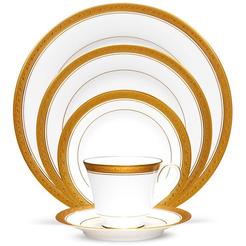Noritake Crestwood Gold 5-Piece Place Setting