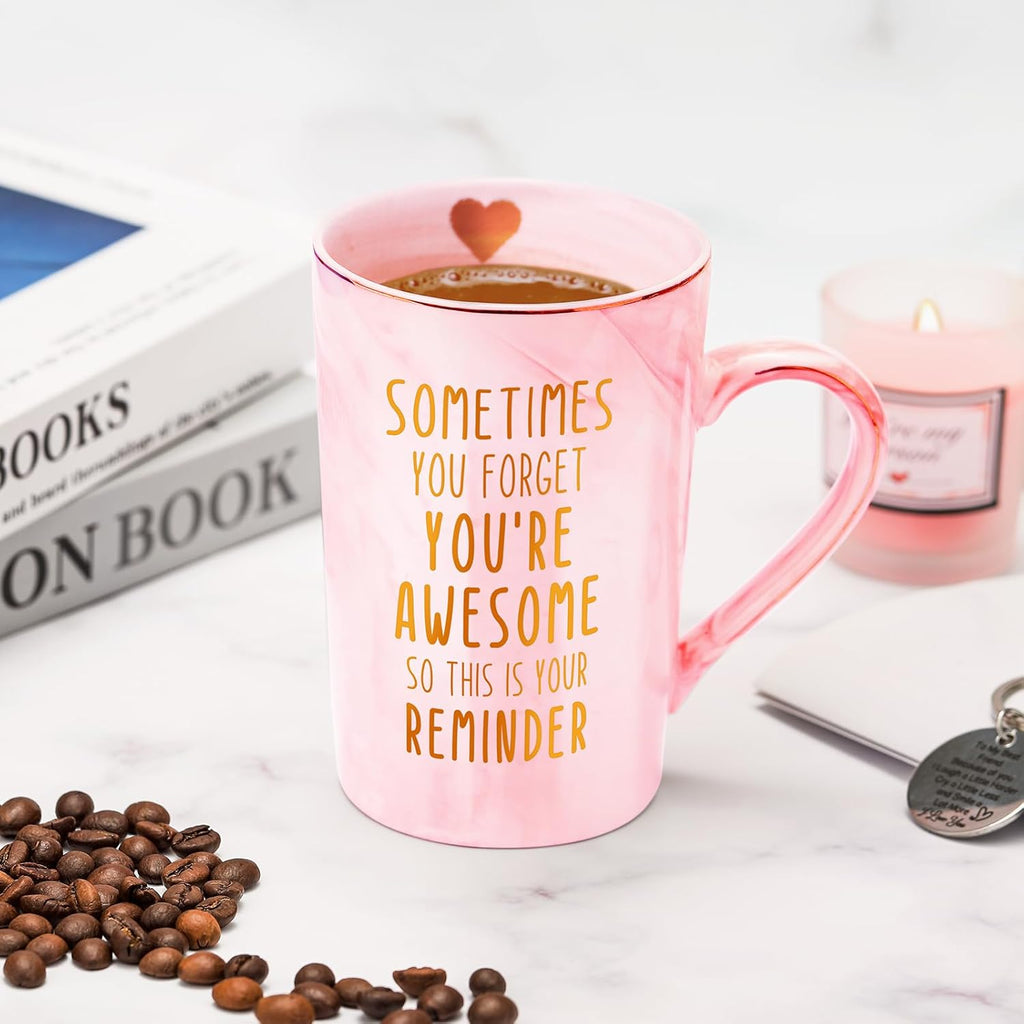 Regine Switzerland Best Friend Birthday Gifts - Unique Friendship Mug, Keychain, Candle & Bracelet for Women