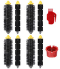 Yakerooter Replacement Parts Brush for IRobot Roomba 600 Series 694 692 690 680 675 665 660 655 650 640 630 625 621 620 615 614 610 606 605 & 700 Series 790 780 770 760(4 Sets Bristle & Beater Brush)
