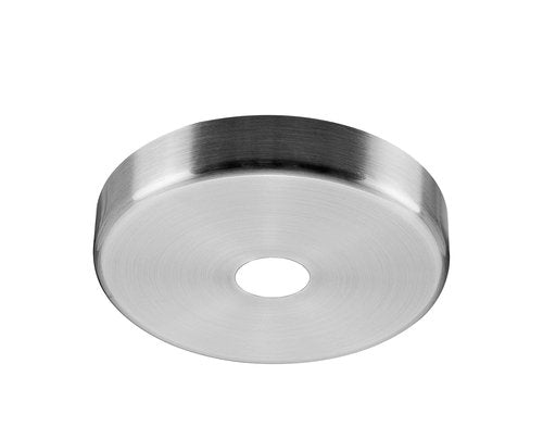 Aspen Creative 21506-22, Contemporary Chandelier & Light Fixture Canopy, Brushed Nickel, 5-1/8" Diameter, 1" Center Hole, 2 Pack