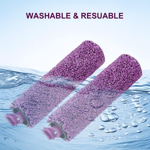 SD201 Brush Roller for Shark Steam Pickup 3-in-1 Steam Mop SD200/SD201/SD201C/SD201Q/SD205 Vacuum Cleaner, 3 Brush Roll, 1 Cleaning Tool Replacement Parts Accessories Kit