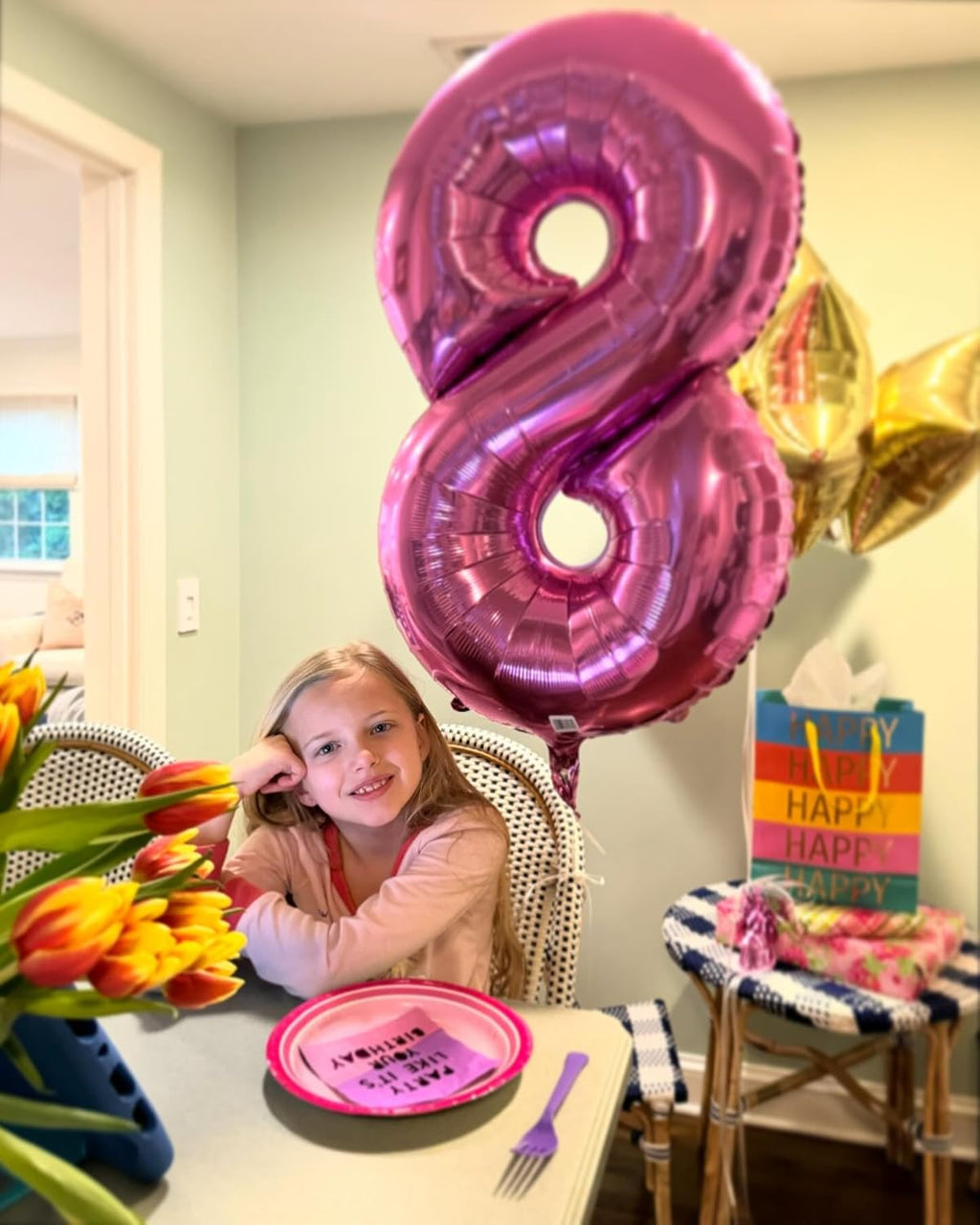 Pink Number Balloon - 40 Inch 0 Balloon for Birthday Decorations | Perfect Party Supplies for Women