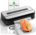 Vacuum Sealer Machine - 90Kpa Food Preservation with Dry, Moist & Liquid Modes | LED Indicator & Built-in Cutter