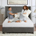 Skiennix Twin Size Gel Memory Foam Mattress - Medium Firm Support, Removable Cover, Breathable Fabric