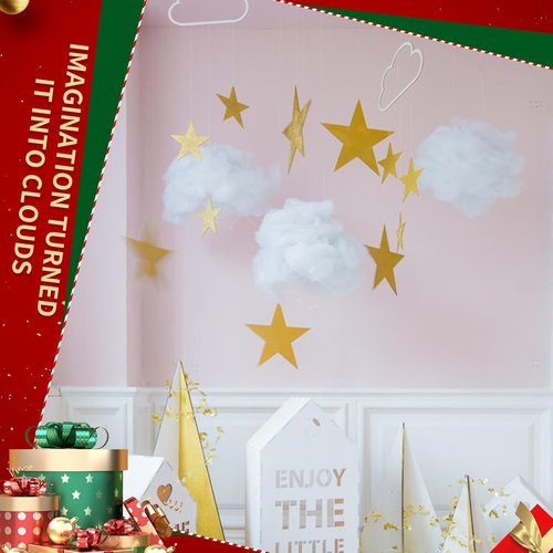 Fluffy Fake Snow by [Brand Name] - Soft, White Artificial Snow for Christmas Decor | 7 Ounce