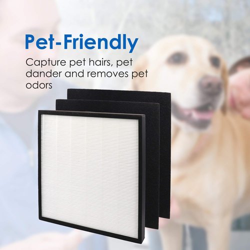 Flintar FLT5900 Replacement Filter J, Compatible with Germ Guardian GermGuardian Air Purifier AC5900WCA and AC5900WDLX, 1-Pack