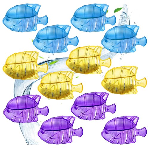 12PCS Universal Humidifier Tank Cleaner,Demineralization Cleaning Ball for Most Humidifier & Fish Tank, Purifies Water, Eliminates White Dust and Odor, Prevents Hard Water Build-Up