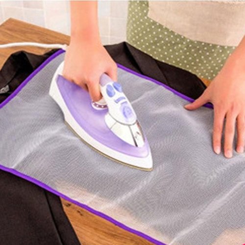Wmzjnljy 4pcs 40 * 60cm Protective Ironing Scorch Mesh Cloth Heat Resistant Ironing Cloth Protective Insulation Pad for Easy Ironing and Protection(J31-4)