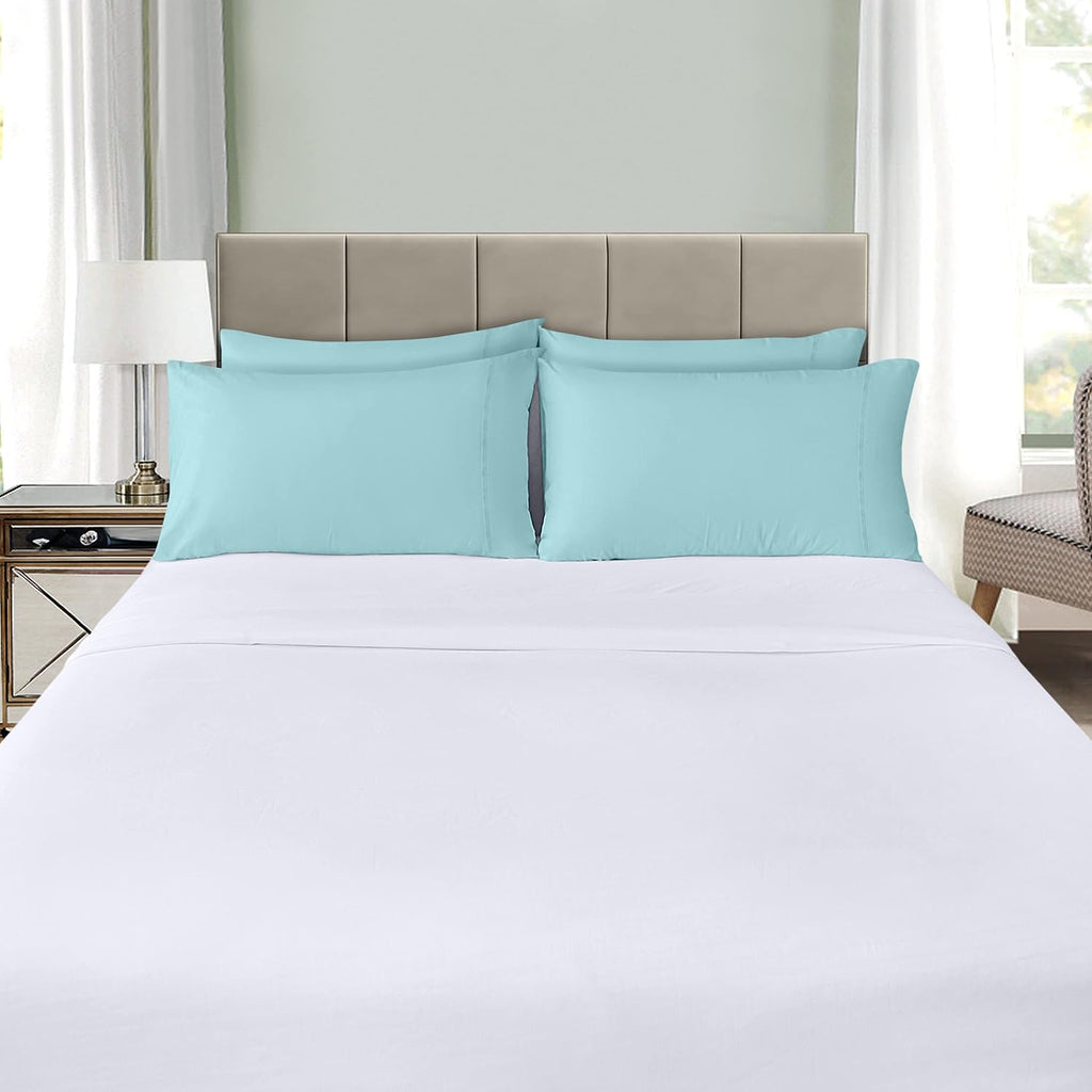 Utopia Bedding Queen Pillow Cases - Soft Brushed Microfiber - 12 Pack, Fade Resistant, Spa Blue 20x30 Inches