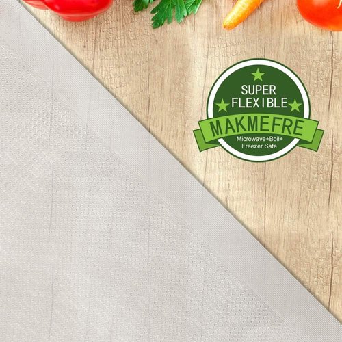 MakMeFre Vacuum Sealer Bags - 6 Pack of 8"x20" & 11"x20" Rolls | BPA Free, Puncture Resistant, Ideal for Sous Vide Cooking