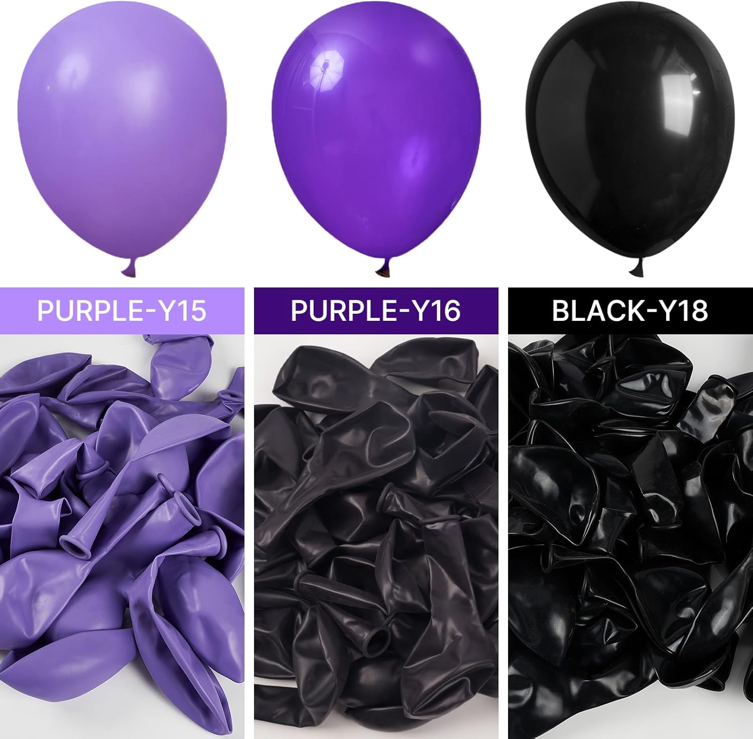 PartyWoo Dark Purple Balloons - 50 Pcs Mini 5-Inch Royal Purple Balloons for Celebrations