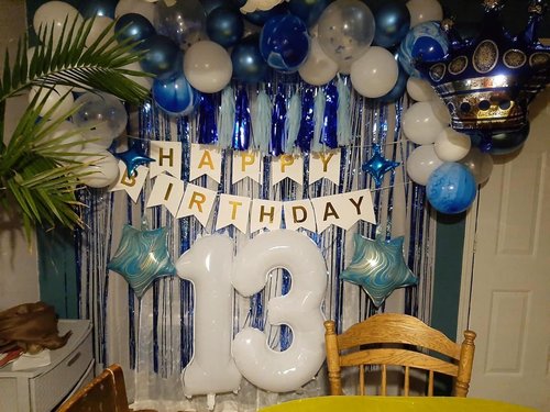 40 Inch Number 7 Balloon - White Seven Birthday Decor for Engagements, Weddings & Graduations