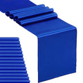 15-Pack Satin Table Runner Royal Blue 12 x 108 inches Long, Table Runners for Wedding, Birthday Parties, Banquets Decorations（15 Pack, 12x108 Inch, Royal Blue