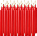 Howemon Red Candles - Set of 40 Unscented 4" Mini Taper Candles for Witchcraft & Rituals | Perfect for Altar & Decorations