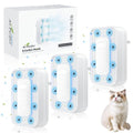 Air Ionizers for Home, 10 Times Efficiency Improvement, 99% Odor Eliminator for Pet Odors, Plug In Negative Ion Air Purifiers for Bedroom, Kitchen, Office - Dust, Smoke Smell (3 Pack)