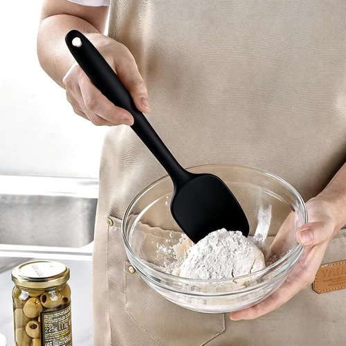 Silicone Spatula(6-piece set) High Temperature Resistant, Food Grade Silicone, Dishwasher Safe, for Baking and Cooking