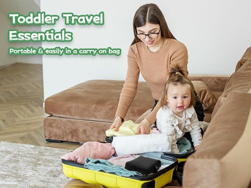 SkyCradleNap Toddler Airplane Bed with hat, Portable Airplane Seat Extender Travel Bed for Kids, Soft Baby Plane Travel Essentials for Flying, Toddlers Long Flight Must Haves Footrest